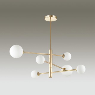 4418/6C MODERNI LN19 073 золотой Люстра на штанге G9 6*40W 220V ESTELLE-foto3