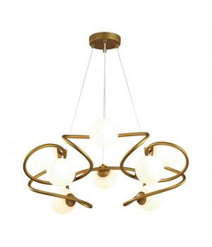 4806/8 MODERN ODL21 399 золотой/белый Люстра G9 8*40W SLOTA-foto4