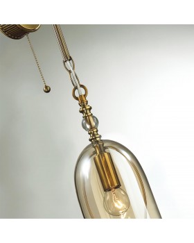 4892/1W NEO ODL_EX22 63 бронзовы/коньячный/стекло Бра с выкл. E14 1*40W BELL-foto7