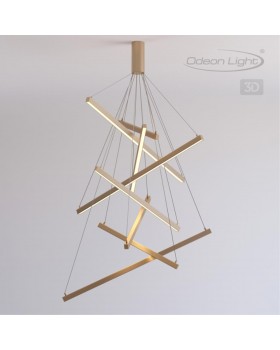 3860/96L L-VISION ODL19 141 золото Подвесной светильник LED 96W 5190Лм 3000К 220V COMETA-foto5