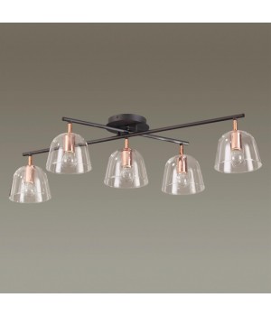 4455/5C MODERNI LN20 183 черный, медный Люстра потолочная E14 5*40W 220V JOSEPH-foto3