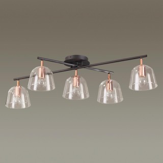 4455/5C MODERNI LN20 183 черный, медный Люстра потолочная E14 5*40W 220V JOSEPH-foto3