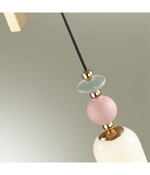 4861/1WA CLASSIC ODL_EX21 73 золото/разноцветн./керамика/стекло Бра E14 1*40W CANDY-foto7