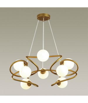 4806/8 MODERN ODL21 399 золотой/белый Люстра G9 8*40W SLOTA-foto3