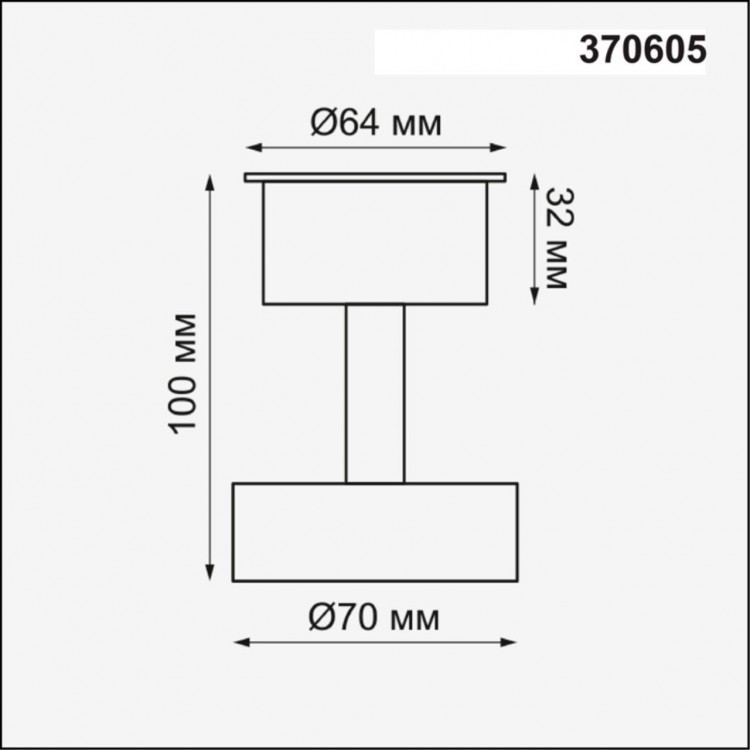 370605 KONST NT19 146 белый Корпус накладной IP20 GU10 50W 220V UNIT