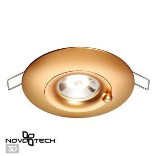 370791 SPOT NT21 293 матовое зодото Светильник встраиваемый влагозащищенный IP44 GU10 50W 220V WATER-foto4