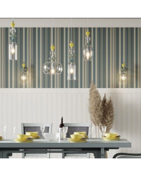 4893/1A CLASSIC ODL_EX22 71 хром/раноцветн./керамика/стекло Подвес E14 1*40W 4893/1A BIZET-foto3