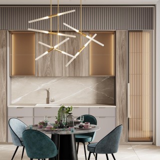 4306/4 HIGHTECH ODL22 115 золото Потолочный светильник IP20 G9 4*40W SOHO-foto3