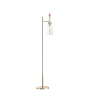 4855/1F CLASSIC ODL_EX21 65 золото/разноцветн./керамика/стекло Торшер E14 1*40W BIZET-foto6