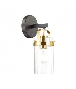 4653/1W COUNTRY ODL20 503 черный/золотой/прозрачный Бра с выкл. E27 60W 220V KOVIS-foto6