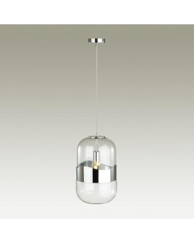 4814/1A PENDANT ODL21 290 прозрачный/хром Подвес E27 1*60W APILE-foto4