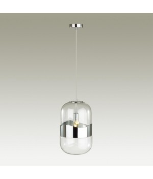 4814/1A PENDANT ODL21 290 прозрачный/хром Подвес E27 1*60W APILE-foto4