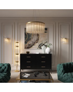 4788/10 HALL ODL21 454 золото/металл/стекло Люстра E14 10*40W YORK-foto3