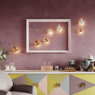 4310/3WL HIGHTECH ODL22 199 белый гипс Настенный светильник IP20 LED 3W 122Лм 3000K COLOMBELLA-foto3