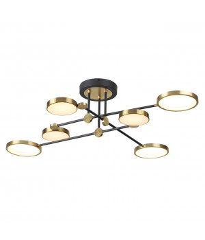 4320/60CL MIDCENT ODL22 167 металл/черный с бронзой Потолочный светильник IP20 LED 55W 2615Лм DENZEL-foto5