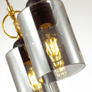 4657/1W COUNTRY ODL20 493 черный/золотой/дымчатый Бра с выкл. E27 60W 220V OPIKA-foto7