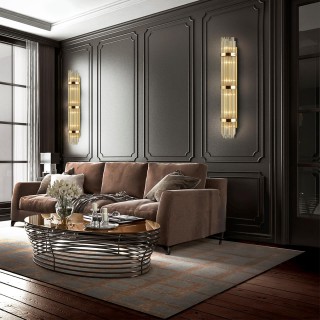 4854/6W HALL ODL_EX21 47 золото/стекло Настенный светильник E14 6*40W высота 1300см EMPIRE-foto3