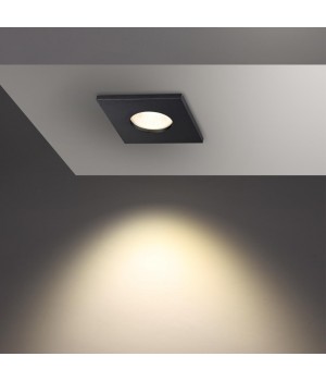 370805 SPOT NT22 287 черный Светильник встраиваемый влагозащищенный IP44 GU10 50W 220V AQUA-foto3