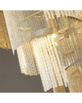 4630/2W HALL ODL20 469 серебристый/стекло/металл.цепочки Бра E14 2*40W 220V GRAZA-foto5