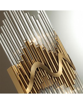 4983/2W HALL ODL22 443 бронзовый/стекло Бра E14 2*40W SAVIKIA-foto5