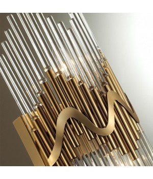 4983/2W HALL ODL22 443 бронзовый/стекло Бра E14 2*40W SAVIKIA-foto5