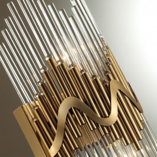 4983/2W HALL ODL22 443 бронзовый/стекло Бра E14 2*40W SAVIKIA-foto5