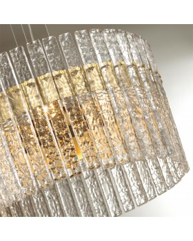 4938/6 HALL ODL22 437 матов.золотой/прозрачныйстекло Люстра E14 6*40W MERKALE-foto6