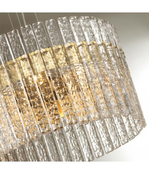 4938/6 HALL ODL22 437 матов.золотой/прозрачныйстекло Люстра E14 6*40W MERKALE-foto6