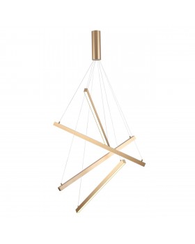 3860/48L L-VISION ODL19 140 золото Подвесной светильник LED 48W 2700Лм 3000К 220V COMETA-foto5