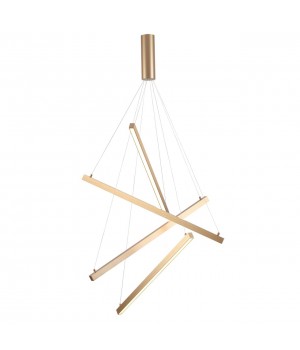 3860/48L L-VISION ODL19 140 золото Подвесной светильник LED 48W 2700Лм 3000К 220V COMETA-foto5