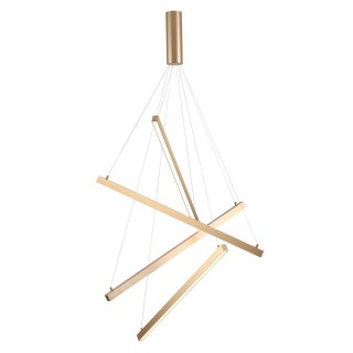 3860/48L L-VISION ODL19 140 золото Подвесной светильник LED 48W 2700Лм 3000К 220V COMETA-foto5