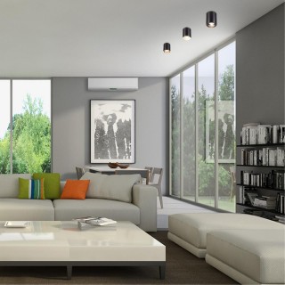 370533 KONST NT19 147 черный Накладной светильник IP20 GU10 220V UNITE-foto3