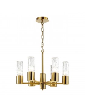 4841/6 HALL ODL21 401 золото/металл/стекло Люстра E14 6*40W SABANO-foto4
