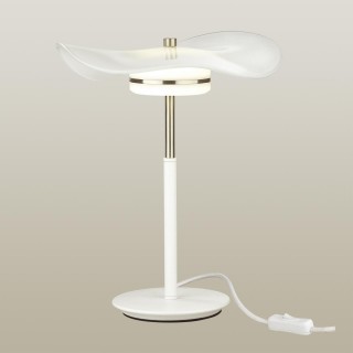 4856/10TL L-VISION ODL_EX21 67 никель/белый/стекло Настольная лампа LED 1*10W 3500K FLUENT-foto4