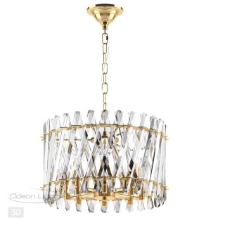 4795/8 HALL ODL21 429 золото/хрусталь Люстра E14 8*40W SELVA-foto5