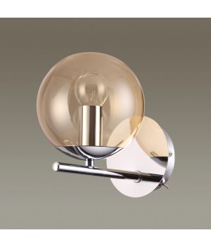 4454/1WA MODERNI LN20 092 хром, янтарный Бра E14 1*40W 220V SIERRA-foto3