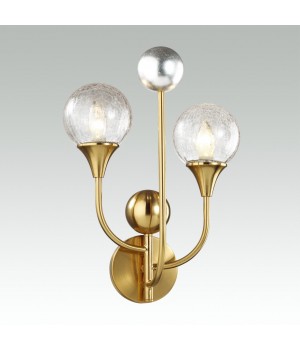 4785/2W HALL ODL21 458 золото/серебрист./металл//стекло Бра E14 2*40W KELLI-foto4
