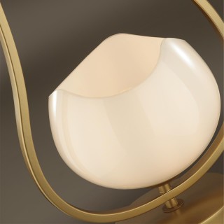 4873/1T MODERN ODL_EX22 85 золотой/белый/стекло Настольная лампа E14 1*40W WATERLILY-foto7