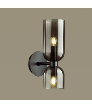 4804/2W MIDCENT ODL21 339 черный/дымчатый Бра с выкл. E14 2*60W ORINOCO-foto4