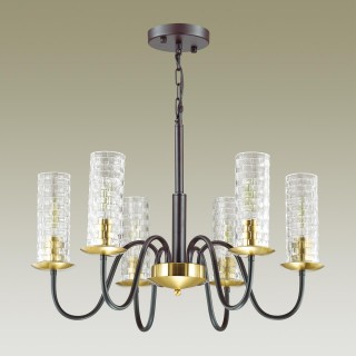 3781/6 MODERNI LN19 191 черный, бронза Люстра E27 6*40W 220V SHEILA-foto4