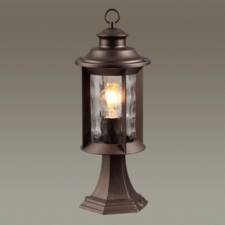 4961/1A NATURE ODL22 565 темно-коричневый/стекло Ландшафтный светильник на столб E27 1*60W IP44 MAVRET-foto4