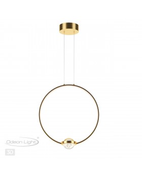 4336/18L L-VISION ODL22 155 брашированное золото/металл Подвесной светильник IP20 LED 18W 1370Лм 4000K GOTA-foto6