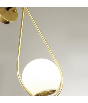 4810/1W PENDANT ODL21 351 золтой/черный/белый Бра с выкл. E14 1*40W FLARI-foto7