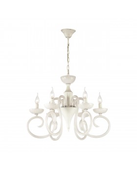 3932/6 HALL ODL18 439 хром/белый Люстра IP20 E14 6*40W 220V ZEFIRO-foto5