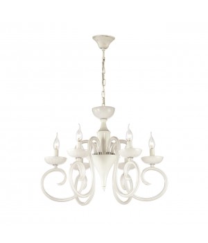 3932/6 HALL ODL18 439 хром/белый Люстра IP20 E14 6*40W 220V ZEFIRO-foto5