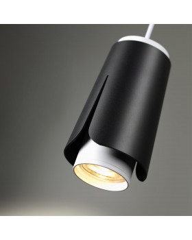 370834 PORT NT22 083 черный Светильник трековый однофазный трехжильный, провод 1м IP20 GU10 9W 220V TULIP-foto6