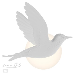 4310/3WL HIGHTECH ODL22 199 белый гипс Настенный светильник IP20 LED 3W 122Лм 3000K COLOMBELLA-foto6