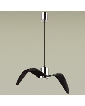 4901/1C PENDANT ODL22 289 чёрный/хром/стекло Подвес GU10 1*5W BIRDS-foto4