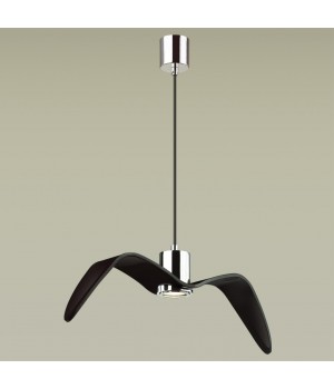 4901/1C PENDANT ODL22 289 чёрный/хром/стекло Подвес GU10 1*5W BIRDS-foto4