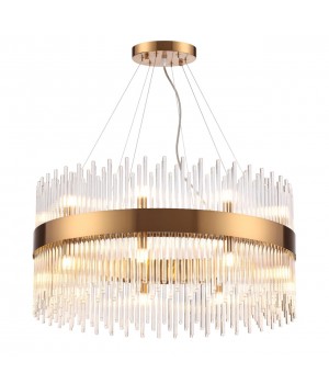 4722/18 HALL ODL20 474 бронзовый/стекло/прозрачный Люстра G9 18*33W 220V FOCCO-foto6